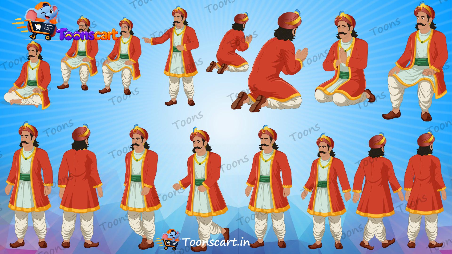The Ultimate Royal Minister & Courtier Character Pack new mantri Aniamted Human Character